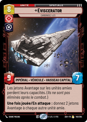 Eviscerator - carte Star Wars Unlimited