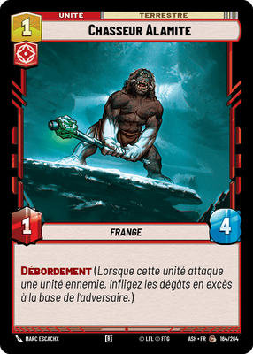 Chasseur Alamite - carte Star Wars Unlimited