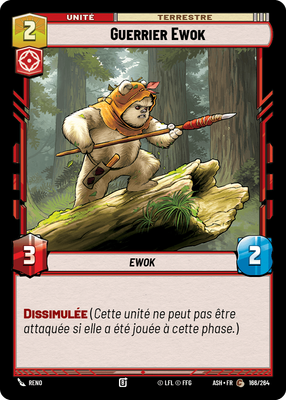 Guerrier Ewok - carte Star Wars Unlimited