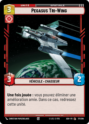Pegasus Tri-Wing - carte Star Wars Unlimited