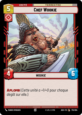 Chef Wookie - carte Star Wars Unlimited