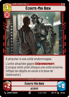 Écoute-Moi Bien - carte Star Wars Unlimited