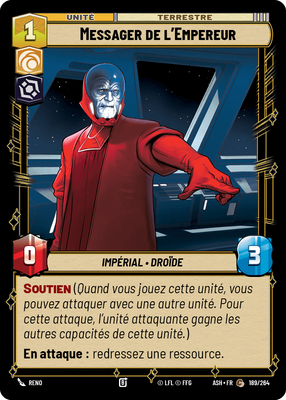 Messager de l'Empereur - carte Star Wars Unlimited