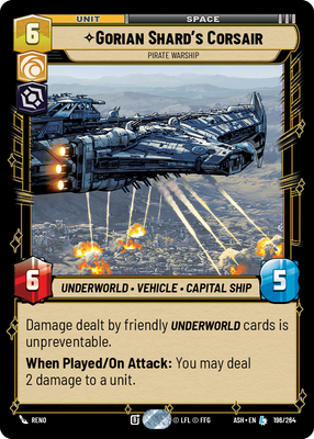 Gorian Shard's Corsair — Pirate Warship