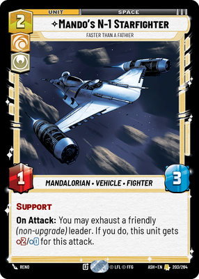 Mando's N-1 Starfighter — Faster than a Fathier