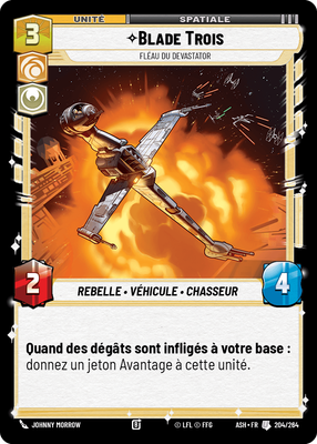 Blade Trois - carte Star Wars Unlimited