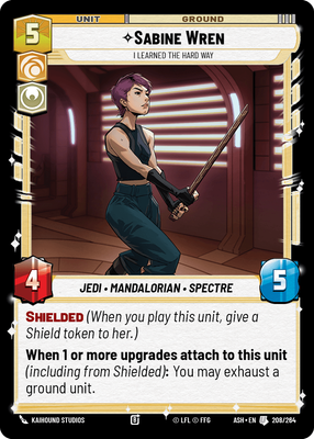 Sabine Wren — I Learned the Hard Way