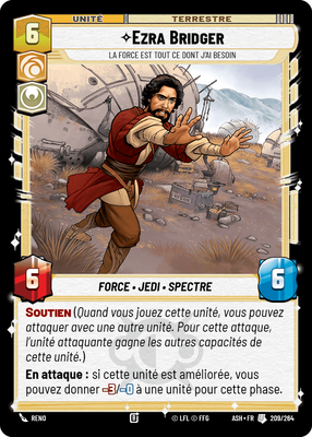 Ezra Bridger - carte Star Wars Unlimited