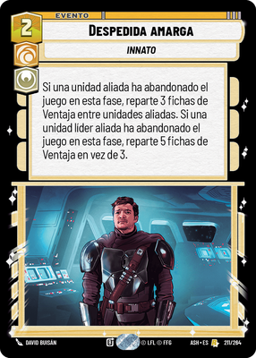 Despedida amarga