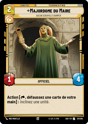 Majordome du Maire - carte Star Wars Unlimited