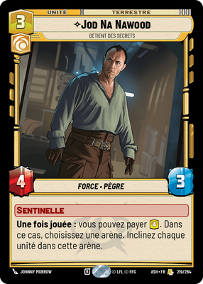 Jod Na Nawood - carte Star Wars Unlimited
