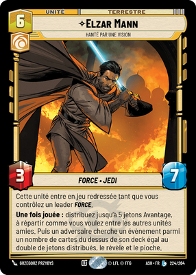 Elzar Mann - carte Star Wars Unlimited