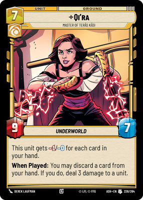 Qi'ra — Master of Teräs Käsi