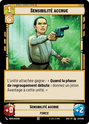 Sensibilité accrue - carte Star Wars Unlimited
