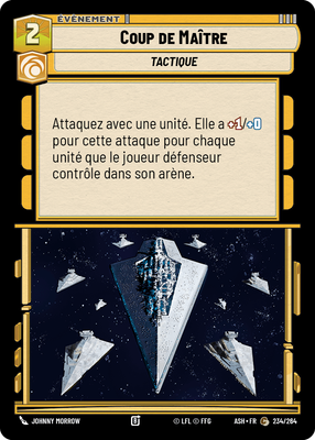 Coup de Maître - carte Star Wars Unlimited