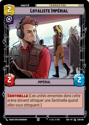 Loyaliste Impérial - carte Star Wars Unlimited