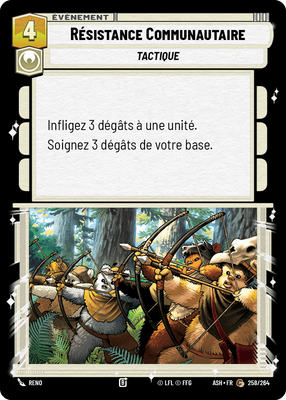 Résistance Communautaire - carte Star Wars Unlimited