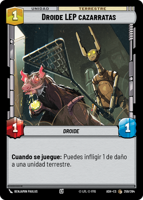 Droide LEP cazarratas