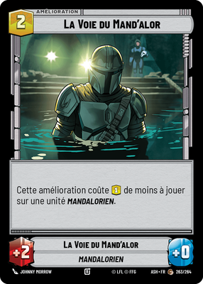La Voie du Mand'alor - carte Star Wars Unlimited