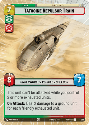 Tatooine Repulsor Train ASH 299
