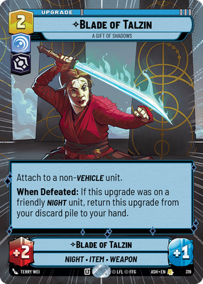 Blade of Talzin ASH 319