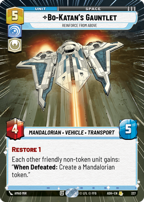 Bo-Katan's Gauntlet ASH 327