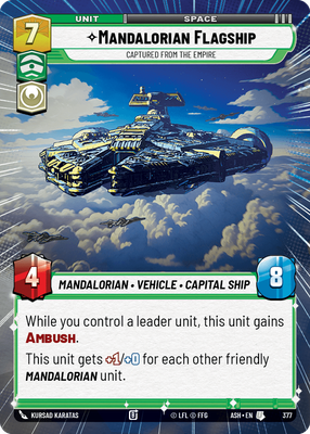Mandalorian Flagship ASH 377