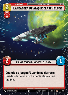 Lanzadera de ataque clase Fulgor