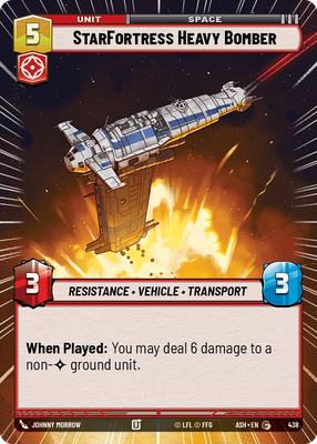 StarFortress Heavy Bomber ASH 438