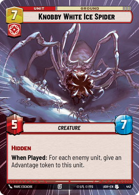 Knobby White Ice Spider ASH 442