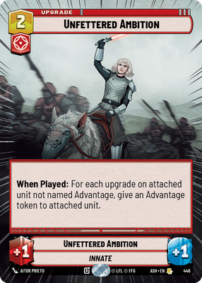 Unfettered Ambition ASH 446