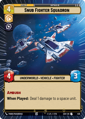 Snub Fighter Squadron ASH 458