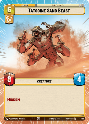 Tatooine Sand Beast ASH 489
