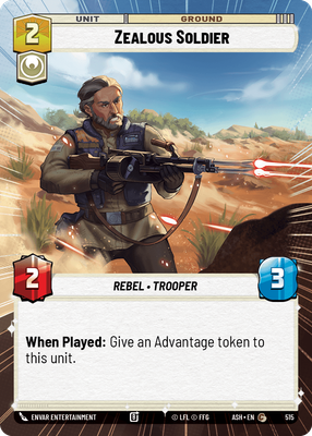 Zealous Soldier ASH 515