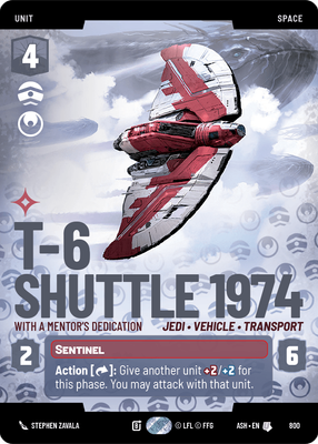 T-6 Shuttle 1974 ASH 800