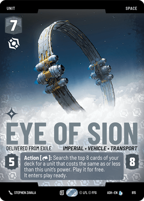 Eye of Sion ASH 815