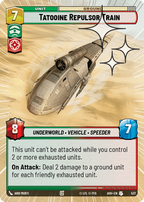 Tatooine Repulsor Train ASH 537