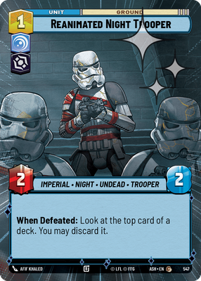 Reanimated Night Trooper ASH 547