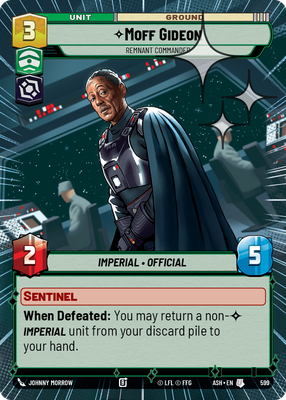Moff Gideon ASH 599