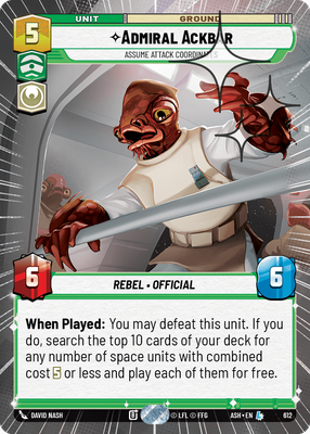 Admiral Ackbar ASH 612