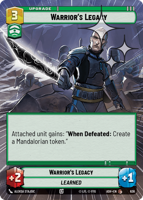Warrior's Legacy ASH 636