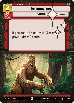 Intimidation ASH 687