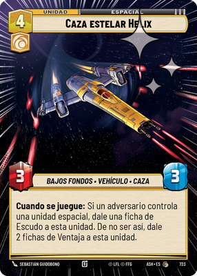 Caza estelar Helix