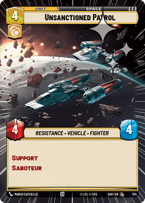 Unsanctioned Patrol ASH 724