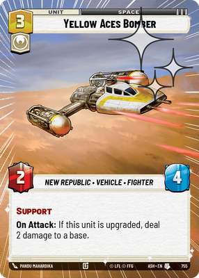 Yellow Aces Bomber ASH 755