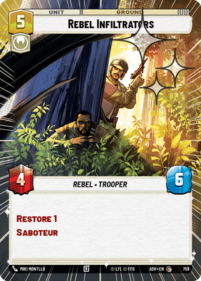 Rebel Infiltrators ASH 758