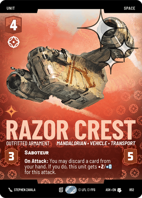 Razor Crest ASH 852