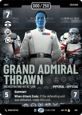 Grand Admiral Thrawn ASH 882