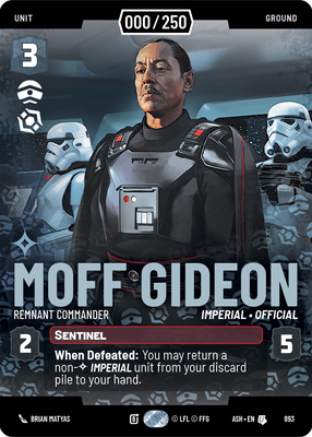 Moff Gideon ASH 893