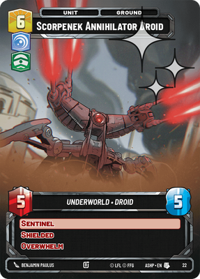 Scorpenek Annihilator Droid ASHP 22